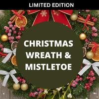 Christmas Wreath & Mistletoe Scented Sea Salt Bath Soak