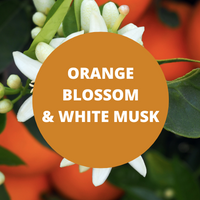 Orange Blossom & White Musk Scented Argan Oil Hair Shampoo