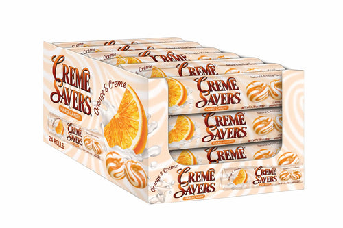 Creme Savers Orange & Creme Candy (50gx24ct.)