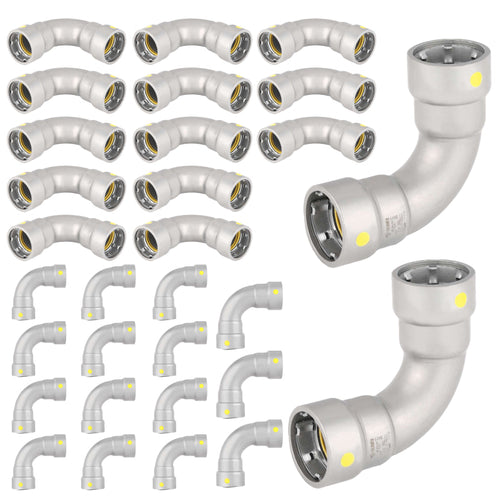 1" Carbon Press 90° Elbow