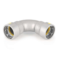 1/2" Carbon Press 90° Elbow