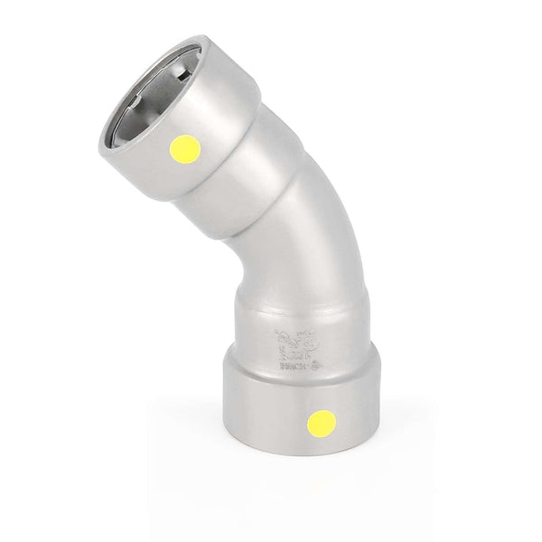 3/4" Carbon Press 45° Elbow