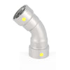 1-1/4" Carbon Press 45° Elbow