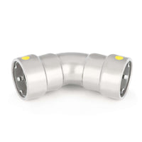 3/4" Carbon Press 45° Elbow