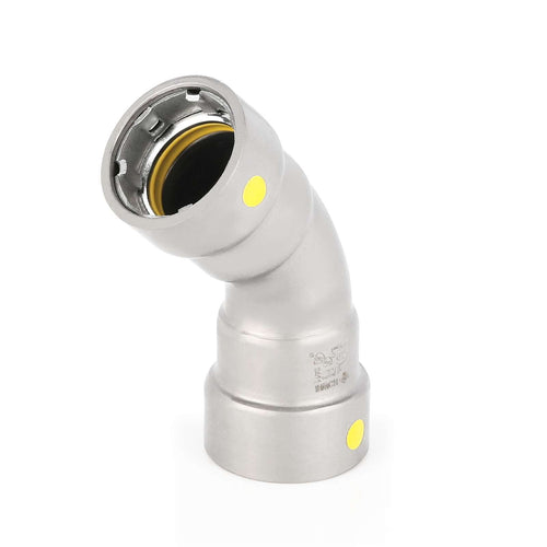 1-1/4" Carbon Press 45° Elbow