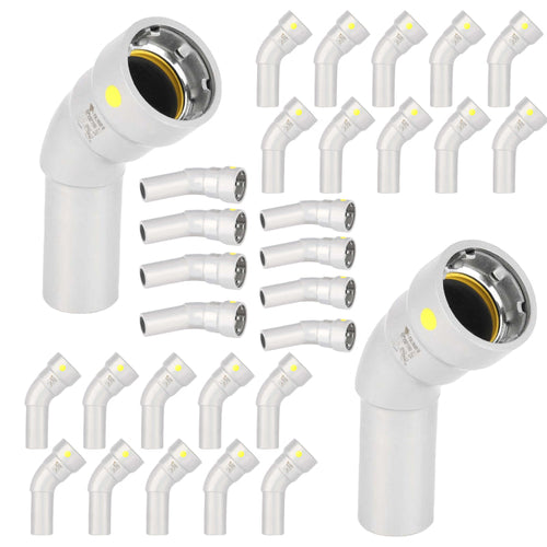 1/2" Carbon Press 45° Street Elbow
