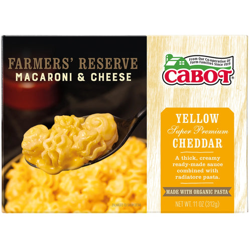 Cabot Farmer’s Reserve Macaroni & Cheese – Yellow Cheddar – 11 oz