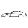1987 Camaro Metal Car Wall Art - MT0211