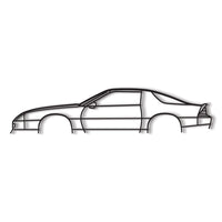 1987 Camaro Metal Car Wall Art - MT0211