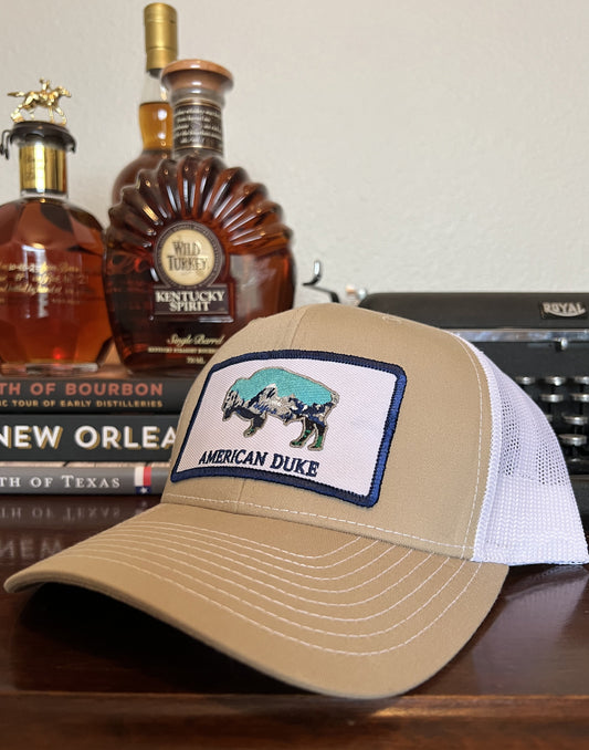 American Duke Apparel Company The Teton Bison Cap - Khaki
