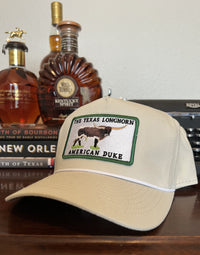 American Duke Apparel Company The Texas Longhorn Cap - Tan Rope