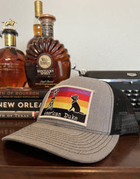 American Duke Apparel Company Ranch Sunset Cap - Grey & Black
