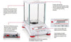 Ohaus PX224 Pioneer Analytical Balance (replacement for PA224C), 220 g x 0.1 mg, Internal Calibration