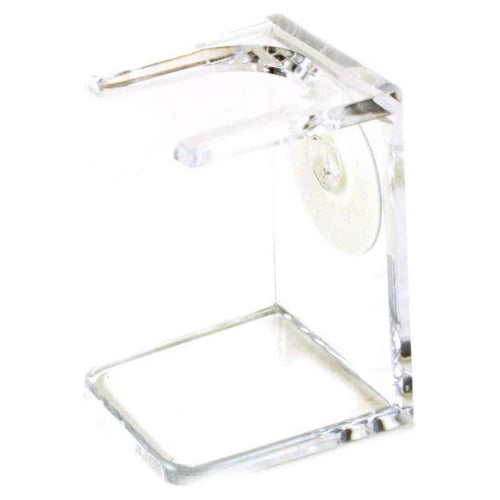 Simpsons Acrylic Shaving Brush Drip / Drying Stand - Clear