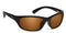 Polarized Amber / No Bifocal/Reader (Plano) ($90) / Glossy Black