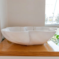 Natural Stone Carrara White Marble Above Vanity Designer Bathroom Sink Polished