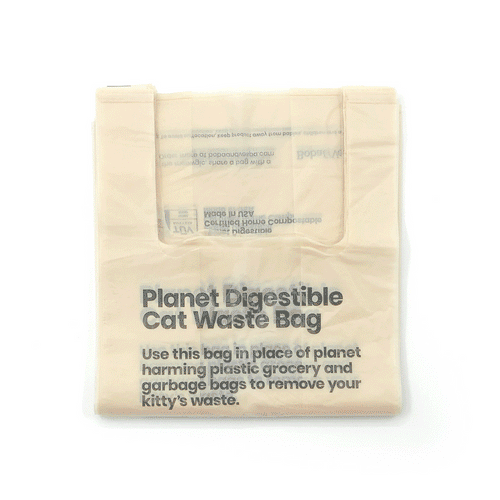 Cat Litter Bag Holder in Natural Cotton Canvas | Boba & Vespa
