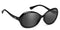 Polarized Gray / No Bifocal/Reader (Plano) ($90) / Glossy Black