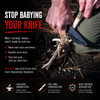 "The Bloodline" 1095 High Carbon Steel Bushcraft Survival Knife Gift Set