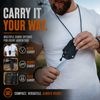 "THE REDLINE" FULL TANG SURVIVAL NECK KNIFE WITH G10 HANDLE