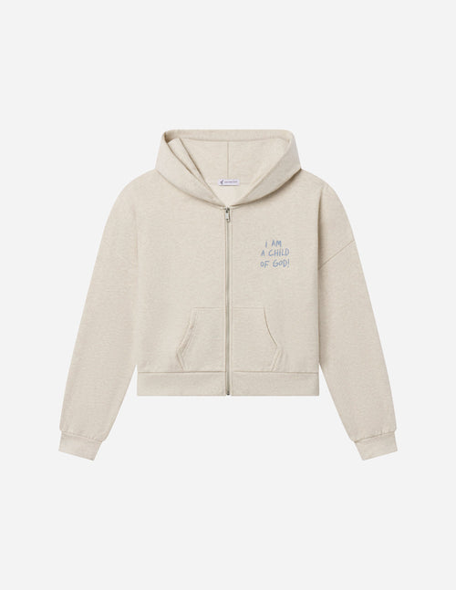 Child of God Eggshell Full-Zip Hoodie