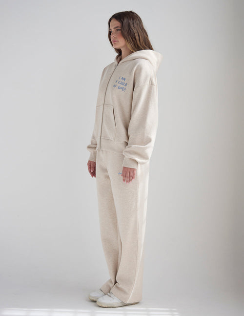 Child of God Eggshell Full-Zip Hoodie