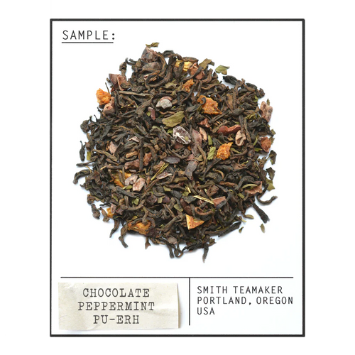 SMITH TEAMAKER - CHOCOLATE PEPPERMINT PU-ERH BLEND NO. 95 (15 TEA BAGS, 1.58 OZ)