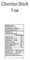 Chorizo Jerky Stick