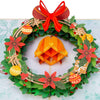 Christmas Wreath Pop Up Card