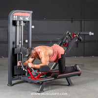 Classic V2 Selectorized Glute Kick Machine | Commercial Gym Equipment | Muscle D