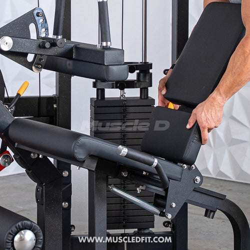 Classic V2 Selectorized Seated Leg Curl Machine – Muscle D Fitness