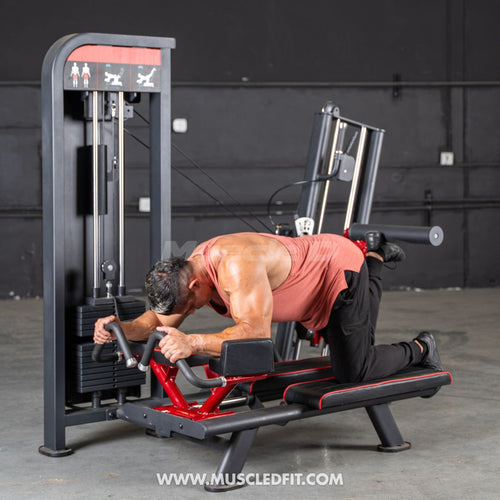 Classic V2 Selectorized Glute Kick Machine | Commercial Gym Equipment | Muscle D