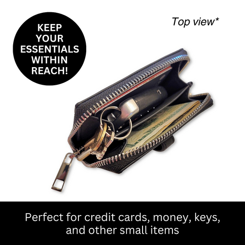 Clip & Go Strap w/Pouch Brushed Vegan Leather SaveTheGirls