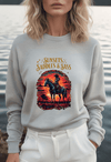 Sunsets Saddles and Sass Softstyle Fleece Crewneck Sweatshirt