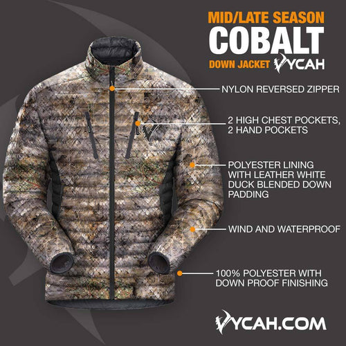Vycah Cobalt Down Jacket - Fall Camo Vycah