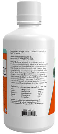 Colloidal Minerals - Essential Trace Minerals, Plant Derived, Unflavored