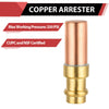 10 Pcs 1/2" Copper Press Connection, Copper Water Hammer Arrestor