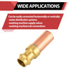 10 Pcs 1/2" Copper Press Connection, Copper Water Hammer Arrestor