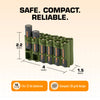 12 AA Pack Battery Caddy (Military Green)