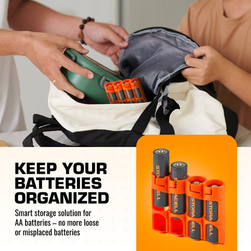 Slimline AA 4 Pack (Orange)