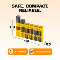 Slim Line AA 6 Pack (Yellow)