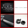 Hard Chrome Olympic Bar and Olympic Urethane Weight Plate Sets