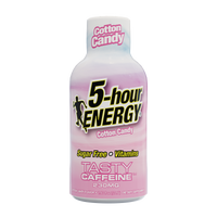 24 Pack 5-hour ENERGY Extra Strength Shots, Cotton Candy Flavor, 1.93 Fl Oz