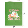 Gingerbread Town Pop Up Card