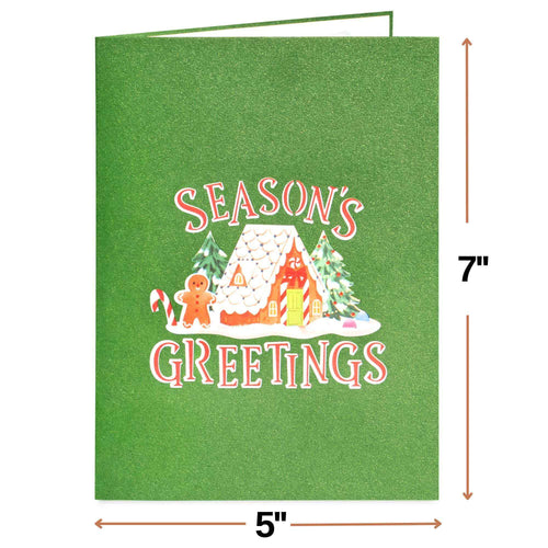 Gingerbread Town Pop Up Card