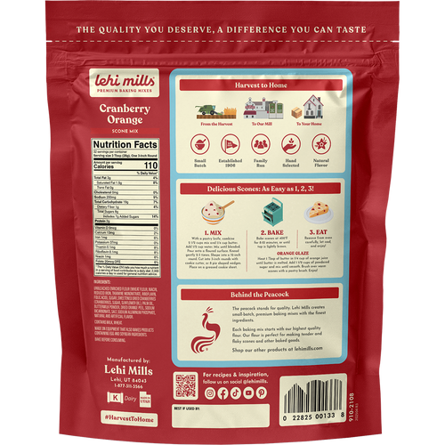 Cranberry Orange Scone Mix