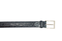 71-155-NVY Crocodile Belt, Navy