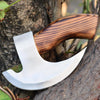 Forged Pizza Cutter – Custom Handmade J2 Steel Blade with Wood Handle