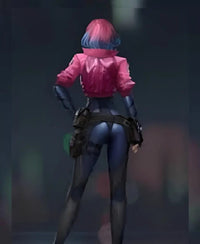Cyberpunk 2077 Kira Madroxx Pink Leather Jacket