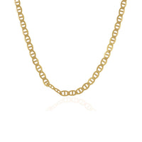 4.5mm 10k Yellow Gold Mariner Link Chain